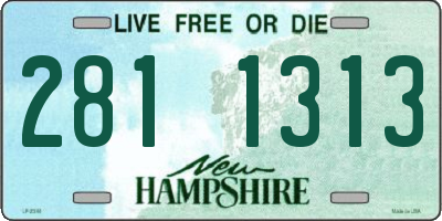 NH license plate 2811313