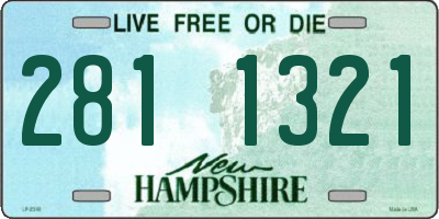 NH license plate 2811321