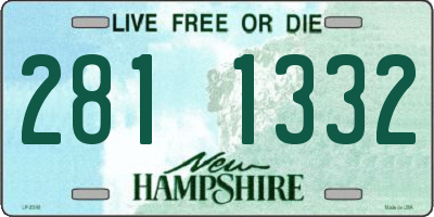 NH license plate 2811332