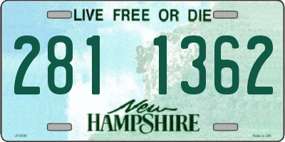 NH license plate 2811362