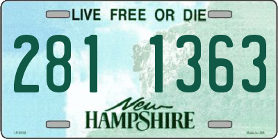 NH license plate 2811363