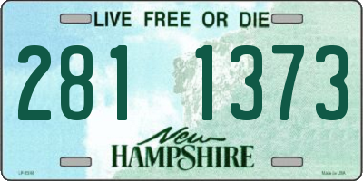 NH license plate 2811373