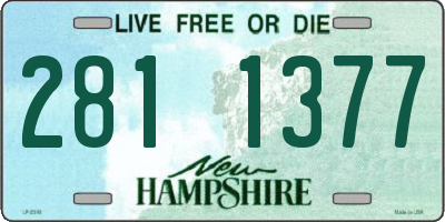 NH license plate 2811377
