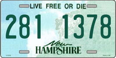 NH license plate 2811378
