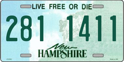 NH license plate 2811411