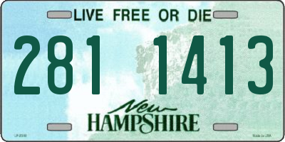 NH license plate 2811413