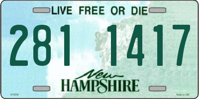NH license plate 2811417