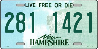 NH license plate 2811421