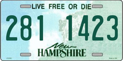 NH license plate 2811423