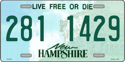 NH license plate 2811429