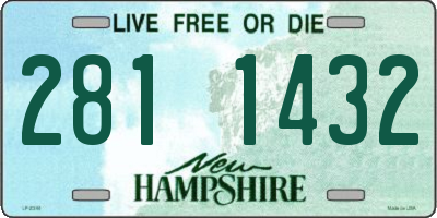 NH license plate 2811432