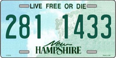 NH license plate 2811433