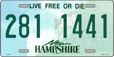 NH license plate 2811441