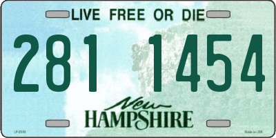 NH license plate 2811454
