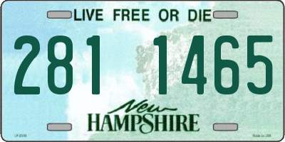 NH license plate 2811465