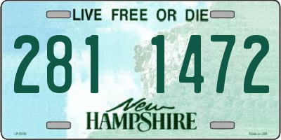 NH license plate 2811472