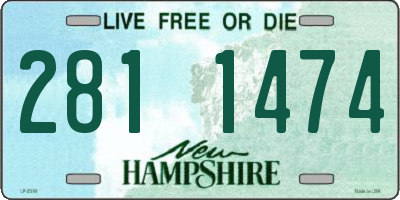 NH license plate 2811474