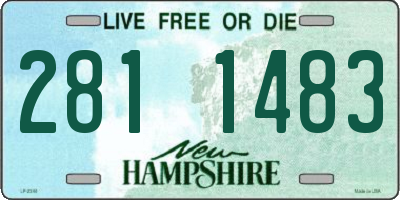NH license plate 2811483