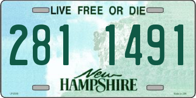 NH license plate 2811491
