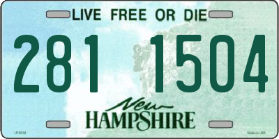 NH license plate 2811504