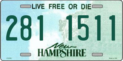 NH license plate 2811511
