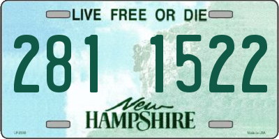 NH license plate 2811522