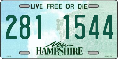 NH license plate 2811544