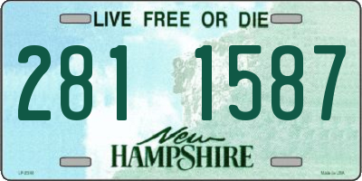 NH license plate 2811587