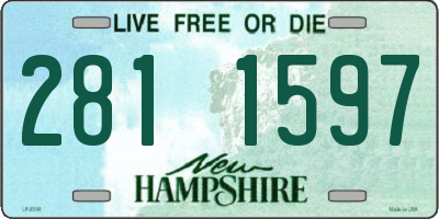 NH license plate 2811597