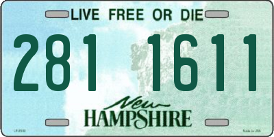 NH license plate 2811611