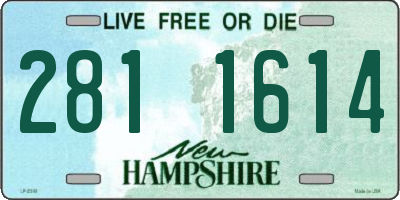 NH license plate 2811614