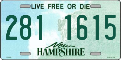 NH license plate 2811615