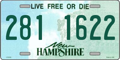 NH license plate 2811622