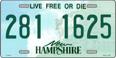 NH license plate 2811625