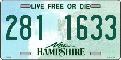 NH license plate 2811633