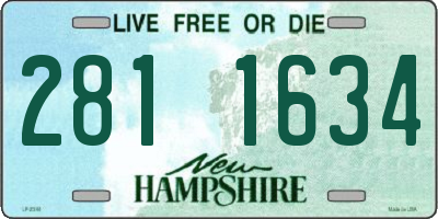 NH license plate 2811634