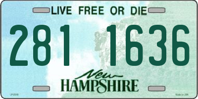NH license plate 2811636