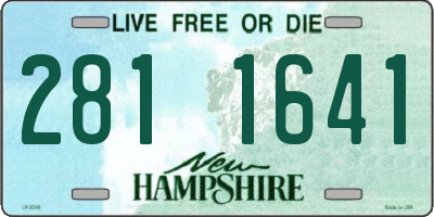NH license plate 2811641