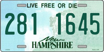NH license plate 2811645