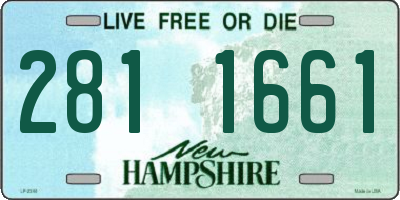 NH license plate 2811661