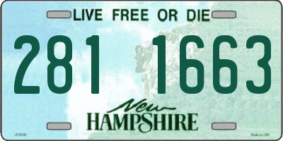 NH license plate 2811663