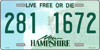 NH license plate 2811672