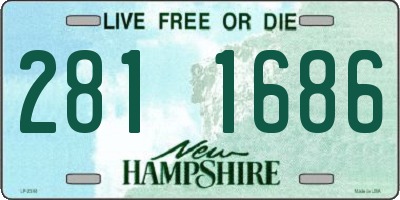 NH license plate 2811686