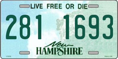 NH license plate 2811693