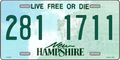 NH license plate 2811711