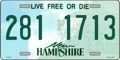 NH license plate 2811713