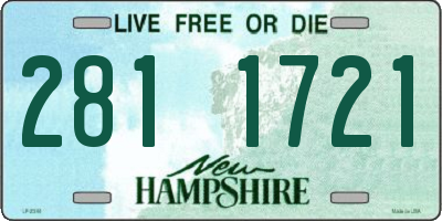 NH license plate 2811721