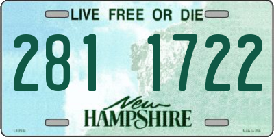 NH license plate 2811722