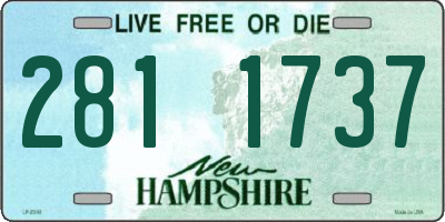 NH license plate 2811737