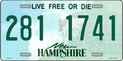 NH license plate 2811741